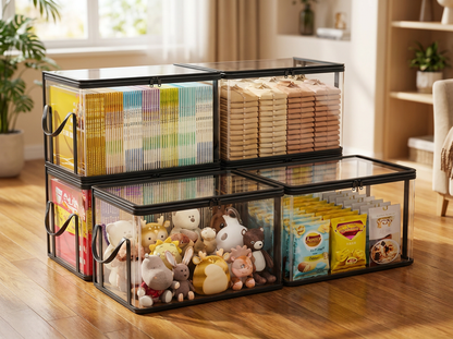 STORAGE BOXES 2 PCS