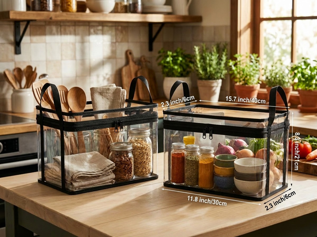 STORAGE BOXES 2 PCS