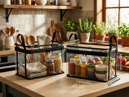 STORAGE BOXES 2 PCS