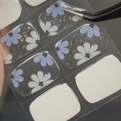 Snowflake Shine Nail Wraps