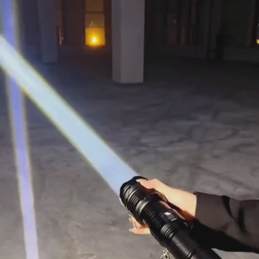 Ignis - LED Rechargeable Tactical Laser Flashlight High Lumens