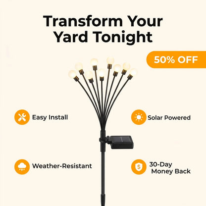 LumiDrift Lights - Solar powered garden lights
